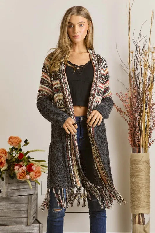 【IONSEOUL】Thick Angora Semi Over Cardigan 4FM176 Angora Sweaters For Women V Neck Knitted Cardigan, Soft