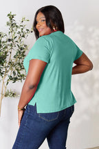 Basic Bae Full Size Round Neck Short Sleeve T-Shirt - LoveNest Treasures