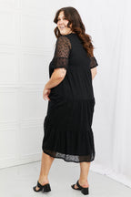 P & Rose Lovely Lace Full Size Tiered Dress - LoveNest Treasures
