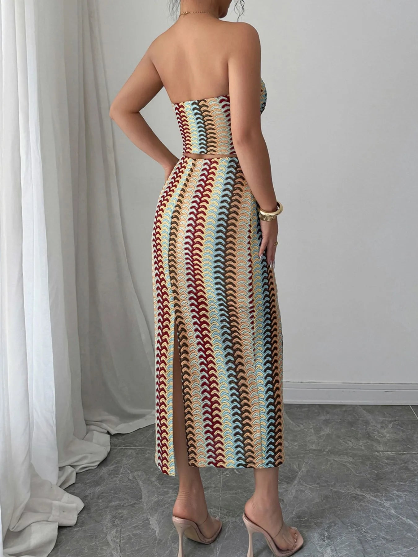 Printed Tube Top and Skirt Set - LoveNest Treasures