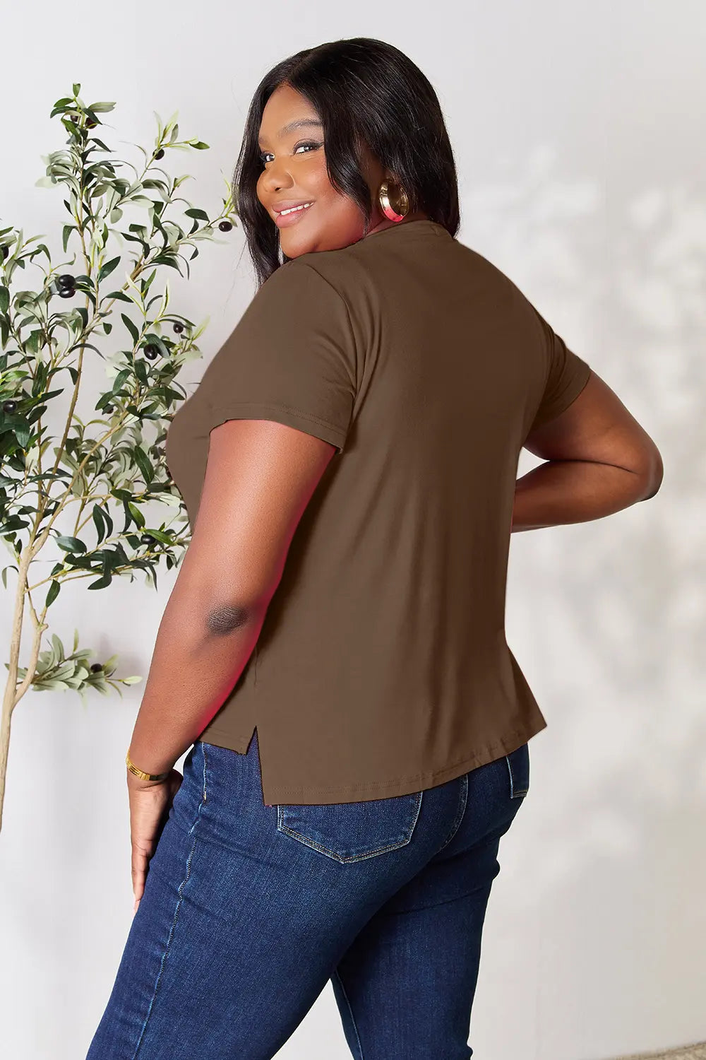 Basic Bae Full Size Round Neck Short Sleeve T-Shirt - LoveNest Treasures