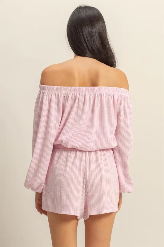 HYFVE Off Shoulder Top and Shorts Set - LoveNest Treasures