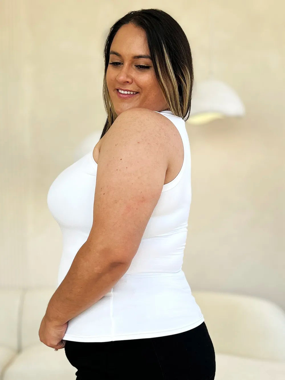 Basic Bae Full Size Round Neck Slim Tank - LoveNest Treasures
