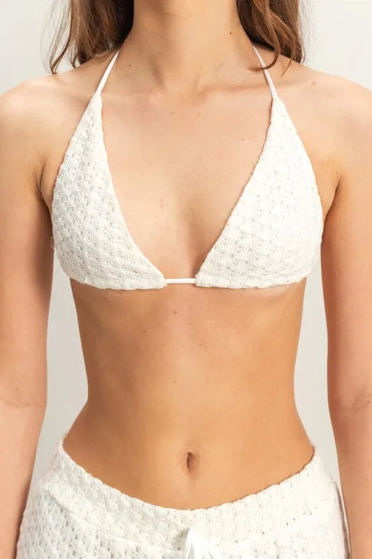 HYFVE Crochet Bra and Drawstring Pants Set - LoveNest Treasures