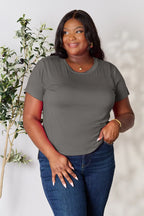 Basic Bae Full Size Round Neck Short Sleeve T-Shirt - LoveNest Treasures