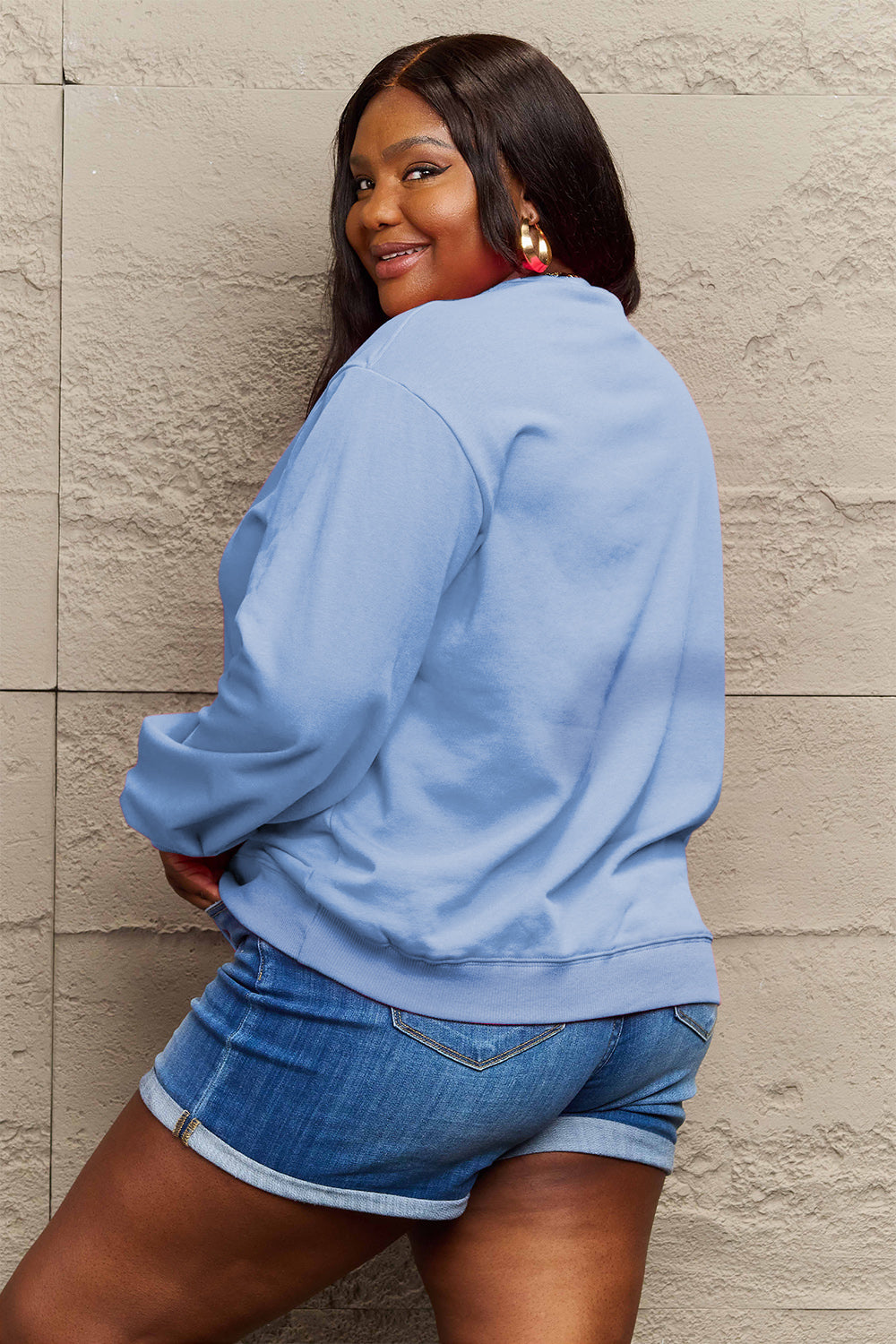 Simply Love Full Size MAMA Graphic Long Sleeve Sweatshirt - LoveNest Treasures