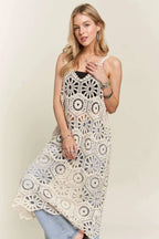 ADORA Crochet Cover-Up Tunic Top - LoveNest Treasures