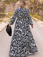 Plus Size Long Sleeve Maxi Dress - LoveNest Treasures