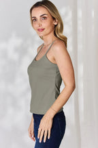 Basic Bae Full Size Round Neck Slim Cami - LoveNest Treasures