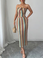 Printed Tube Top and Skirt Set - LoveNest Treasures