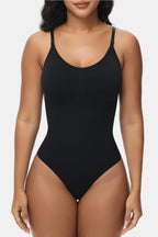 Spaghetti Strap Tummy Control Bodysuit - LoveNest Treasures