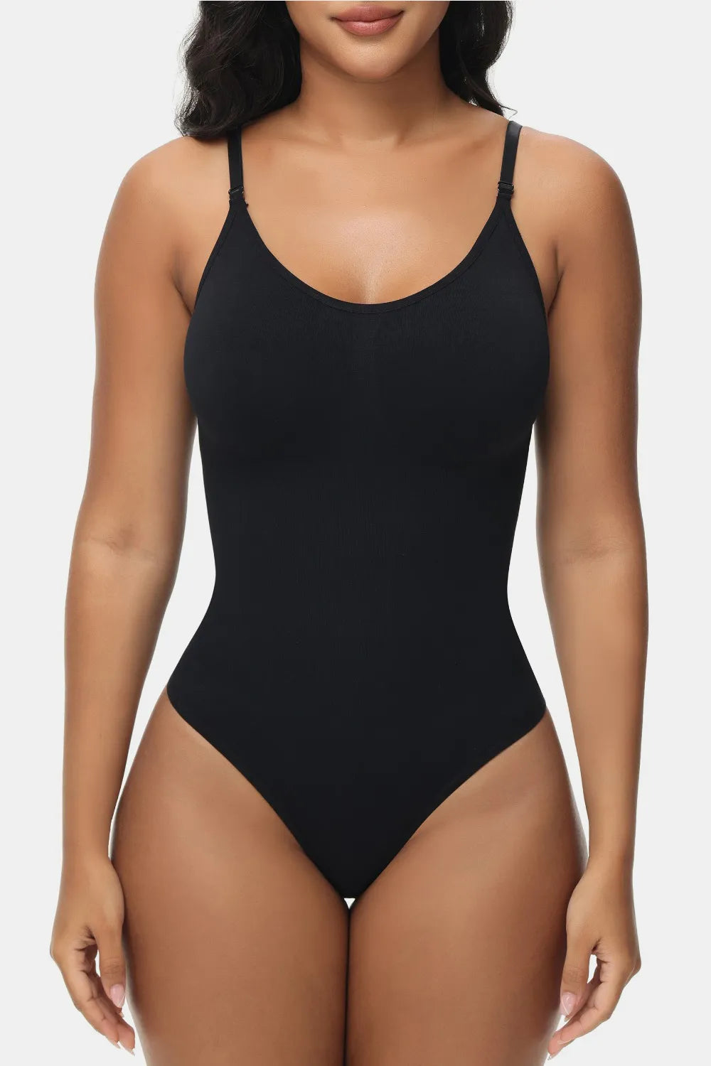 Spaghetti Strap Tummy Control Bodysuit - LoveNest Treasures