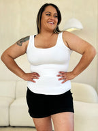 Basic Bae Full Size Square Neck Wide Strap Tank - LoveNest Treasures