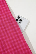 SYNZ Gingham Check Bubble Sleeve Ruffled Maxi Dress - LoveNest Treasures