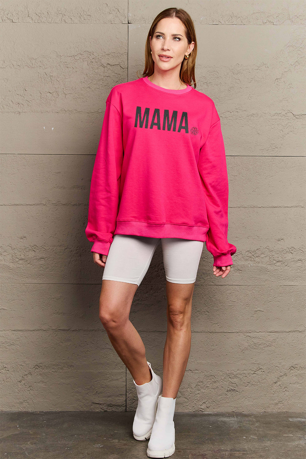 Simply Love Full Size MAMA Graphic Long Sleeve Sweatshirt - LoveNest Treasures