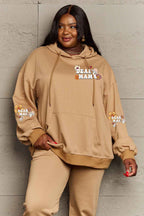 Simply Love Simply Love Full Size DEAR MAMA Flower Graphic Hoodie - LoveNest Treasures
