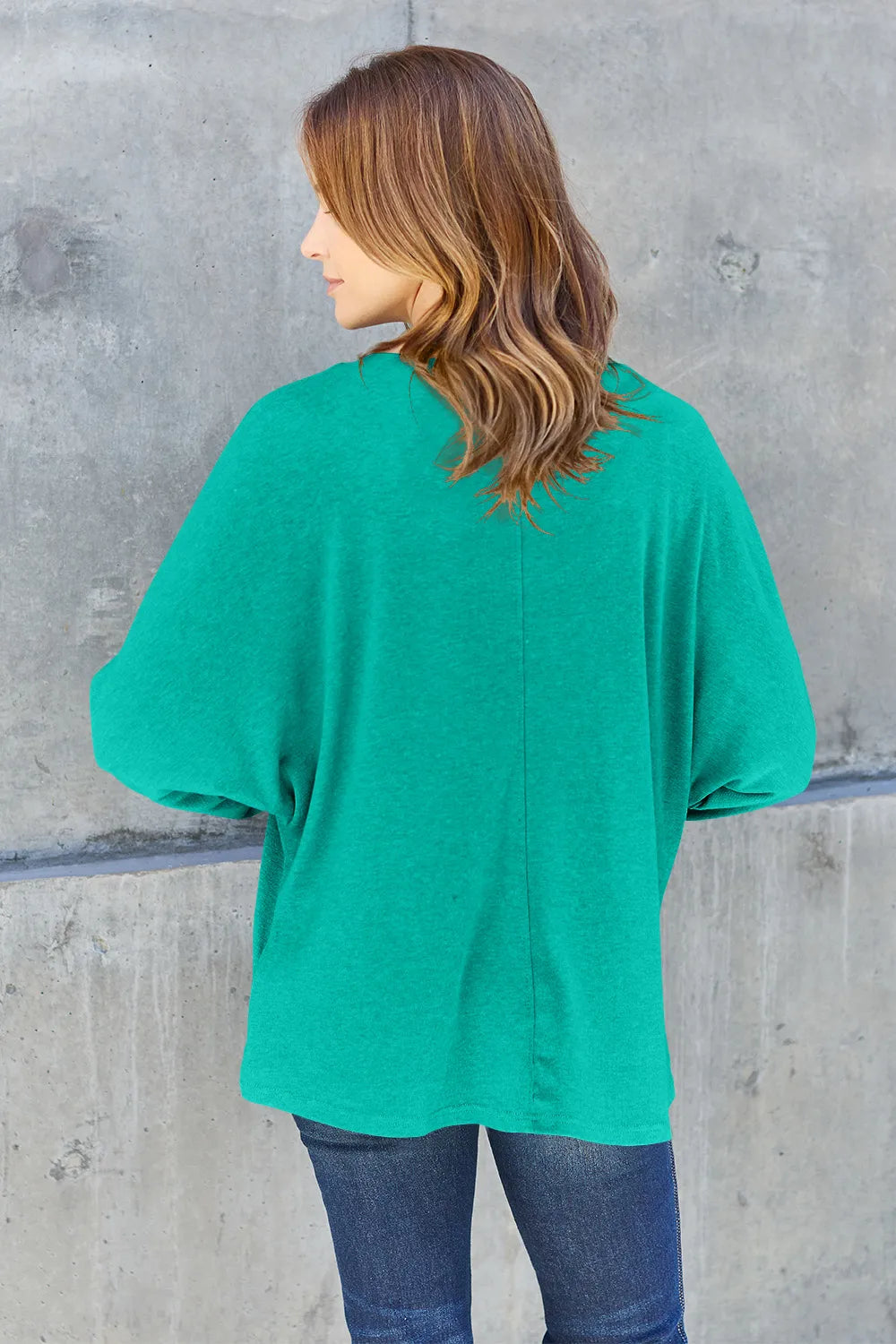 Double Take Full Size Round Neck Long Sleeve T-Shirt - LoveNest Treasures