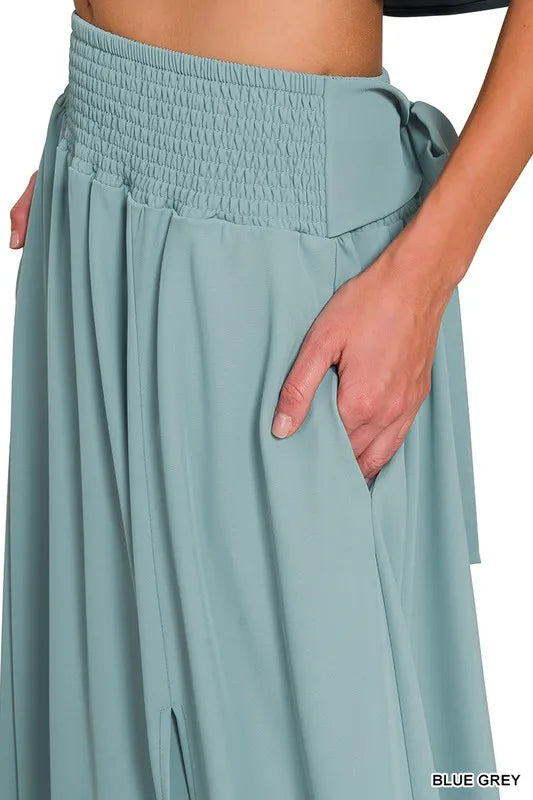 Zenana Heavy Woven Span Crop Tee & Skirt Set - LoveNest Treasures