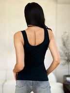 Basic Bae Full Size Square Neck Wide Strap Tank - LoveNest Treasures