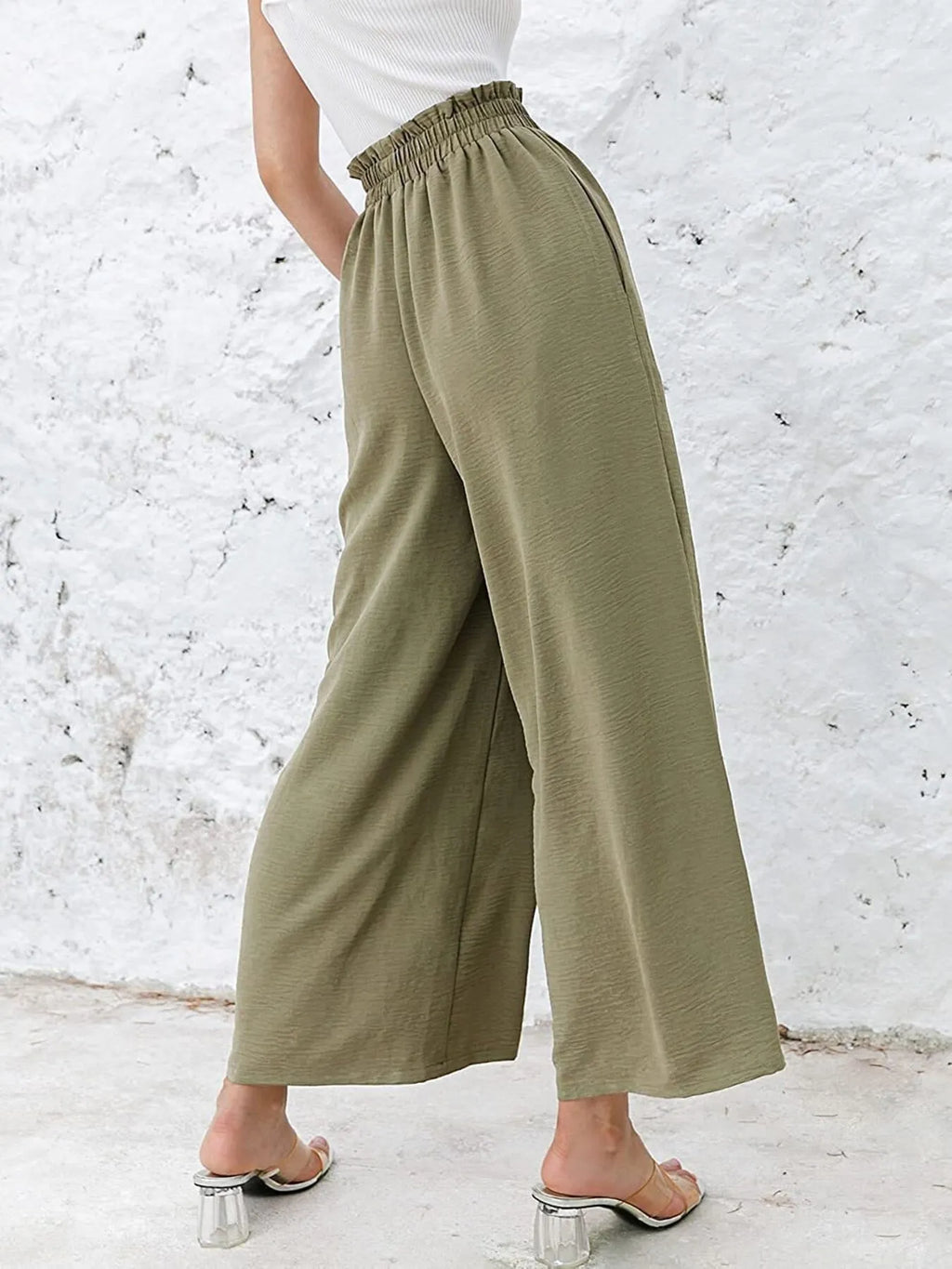 Full Size Wide Leg Pants with Pockets Plus Size - LoveNest Treasures