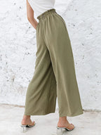 Full Size Wide Leg Pants with Pockets Plus Size - LoveNest Treasures