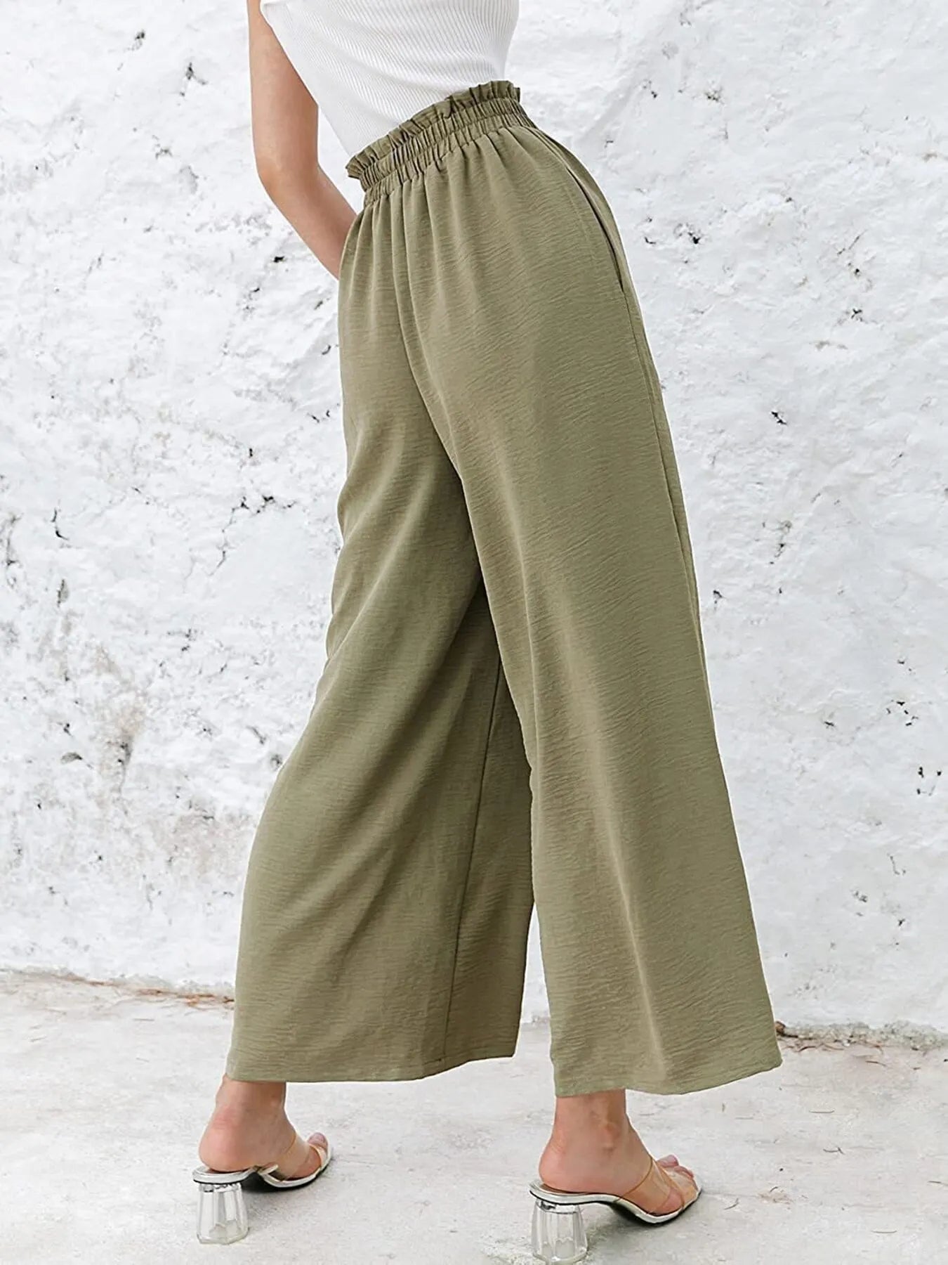 Full Size Wide Leg Pants with Pockets Plus Size - LoveNest Treasures
