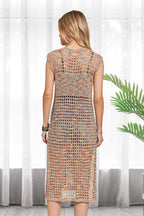 ADORA Multi Color Crochet Tunic Top - LoveNest Treasures