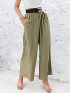 Full Size Wide Leg Pants with Pockets Plus Size - LoveNest Treasures