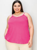 Basic Bae Full Size Lace Trim V-Neck Cami - LoveNest Treasures