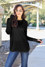 Basic Bae Full Size Round Neck Long Sleeve T-Shirt - LoveNest Treasures