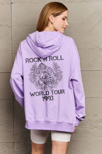 Simply Love Simply Love Full Size Leopard Slogan Graphic Hoodie - LoveNest Treasures