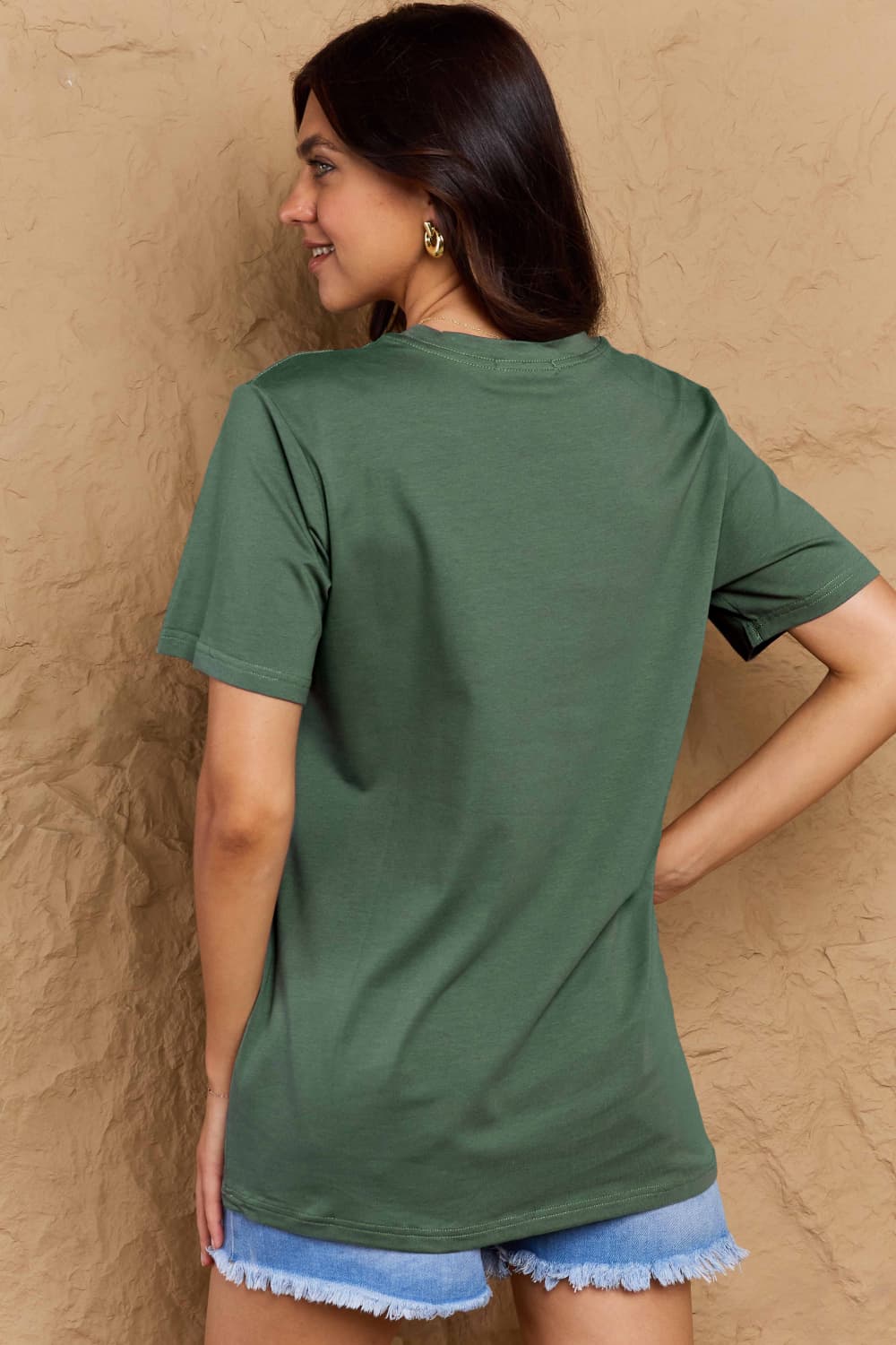 Simply Love Full Size NO DRAMA LLAMA Graphic Cotton Tee - LoveNest Treasures
