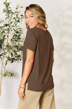 Basic Bae Full Size Round Neck Short Sleeve T-Shirt - LoveNest Treasures