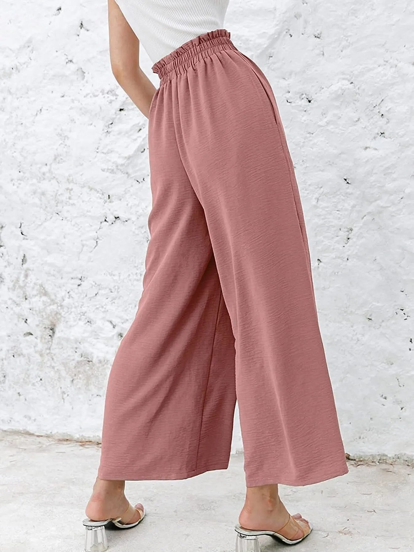 Full Size Wide Leg Pants with Pockets Plus Size - LoveNest Treasures