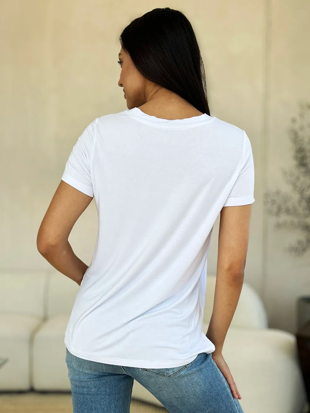 Basic Bae Full Size Round Neck Short Sleeve T-Shirt - LoveNest Treasures