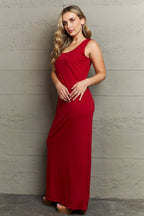 Plus Size Scoop Neck Maxi Tank Dress - LoveNest Treasures