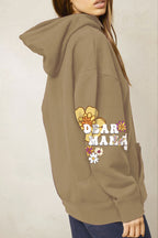Simply Love Simply Love Full Size DEAR MAMA Flower Graphic Hoodie - LoveNest Treasures