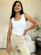 Basic Bae Full Size Square Neck Sleeveless Bodysuit - LoveNest Treasures