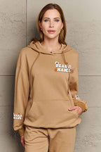 Simply Love Simply Love Full Size DEAR MAMA Flower Graphic Hoodie - LoveNest Treasures