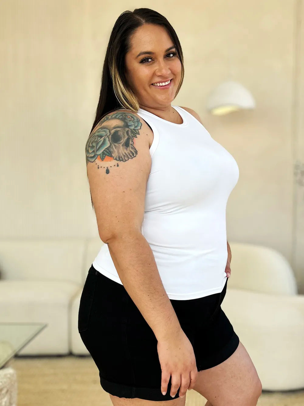 Basic Bae Full Size Round Neck Slim Tank - LoveNest Treasures