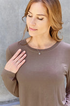 Basic Bae Full Size Round Neck Long Sleeve Top - LoveNest Treasures