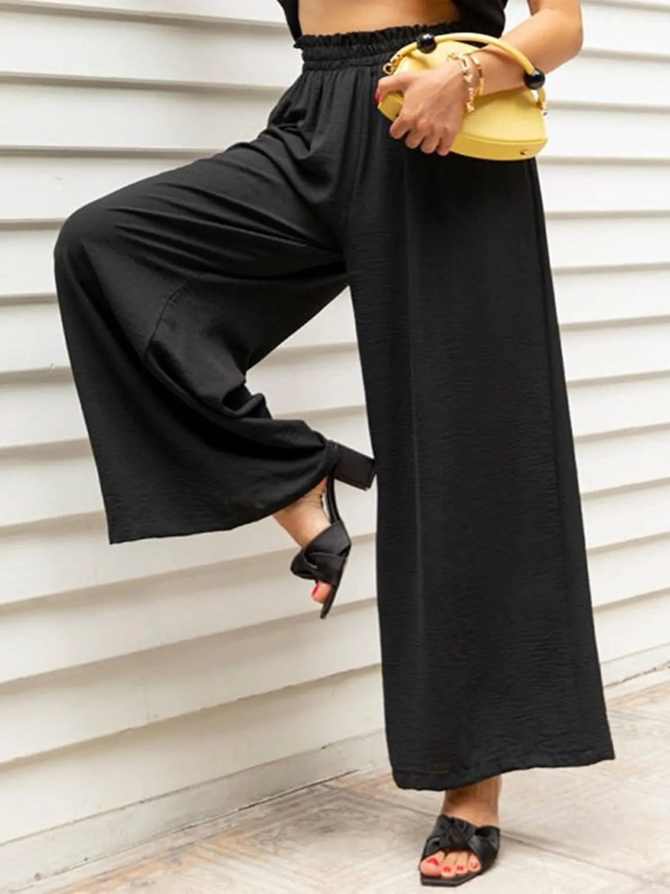 Full Size Wide Leg Pants with Pockets Plus Size - LoveNest Treasures