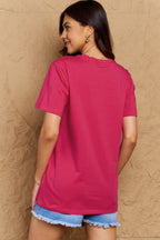 Simply Love Full Size NO DRAMA LLAMA Graphic Cotton Tee - LoveNest Treasures