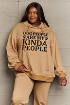 Simply Love Simply Love Full Size Dog Paw Slogan Graphic Hoodie - LoveNest Treasures