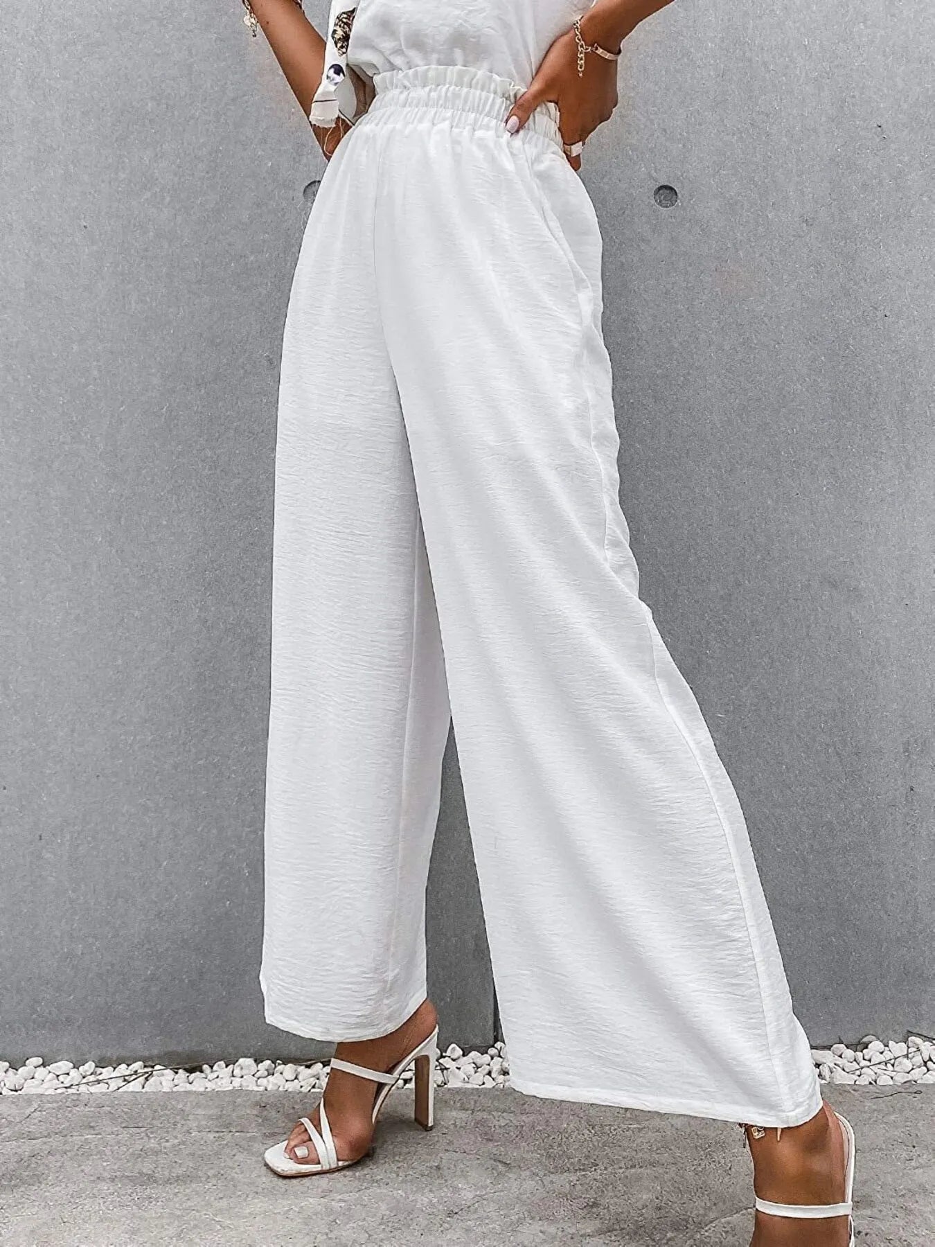 Full Size Wide Leg Pants with Pockets Plus Size - LoveNest Treasures