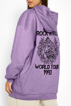 Simply Love Simply Love Full Size Leopard Slogan Graphic Hoodie - LoveNest Treasures