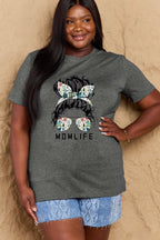 Simply Love Full Size MOM LIFE Graphic Cotton T-Shirt - LoveNest Treasures