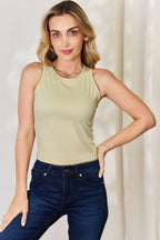 Basic Bae Full Size Round Neck Slim Tank - LoveNest Treasures