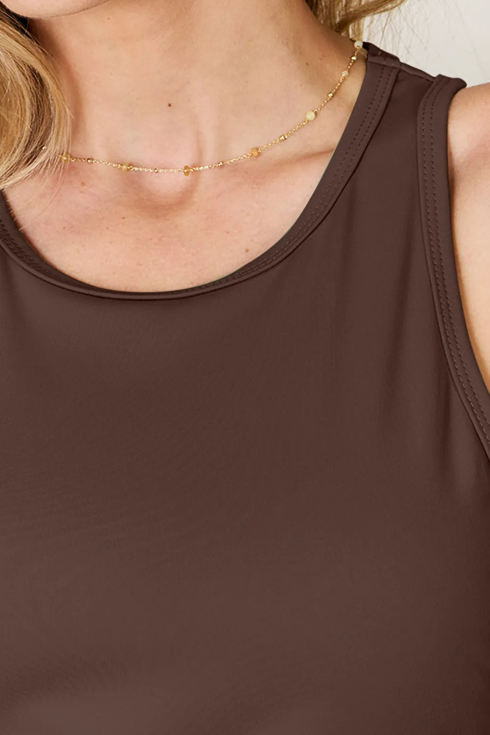 Basic Bae Full Size Round Neck Racerback Tank - LoveNest Treasures