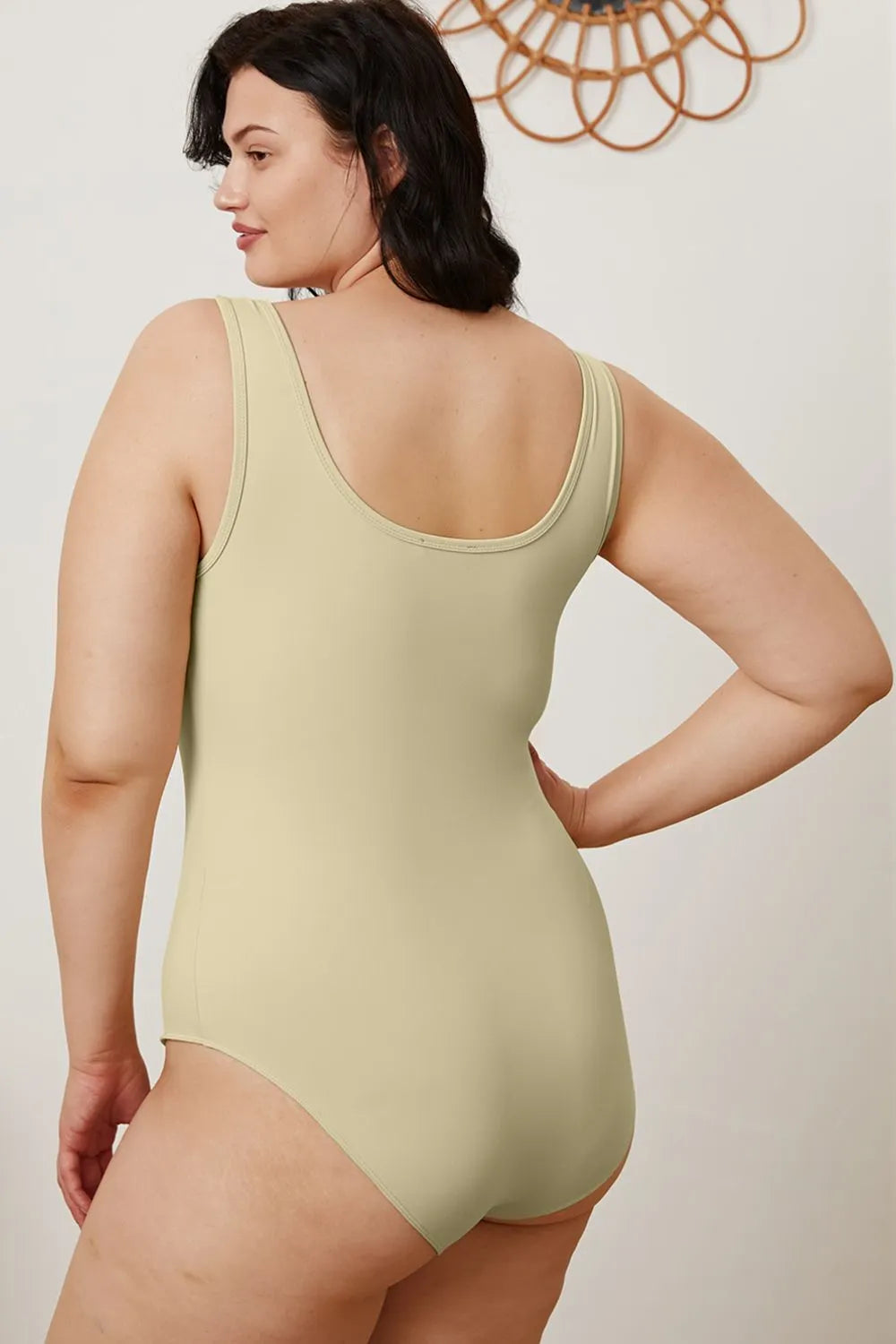 Basic Bae Full Size Square Neck Sleeveless Bodysuit - LoveNest Treasures